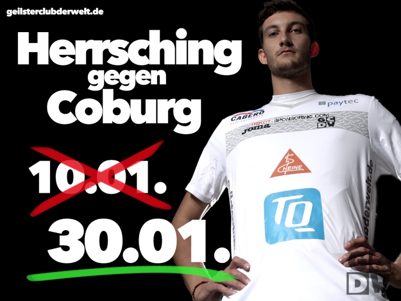 Herrsching gegen Coburg - Spielverlegung auf 30.01.!
